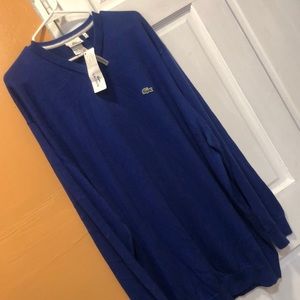 Men Lacoste sweaters blue